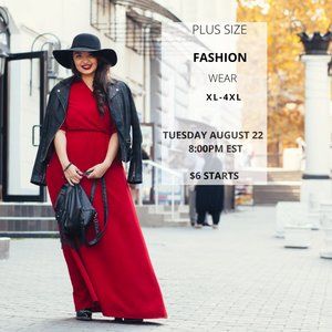 BEATUTIFUL LADIES: PLUS SIZE FASHION SHOW: XL-4XL    TONIGHT 8PM EST